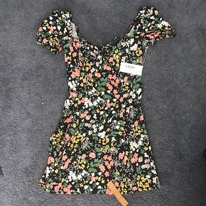 Reformation Corbin Dress, Flowery, Size 4